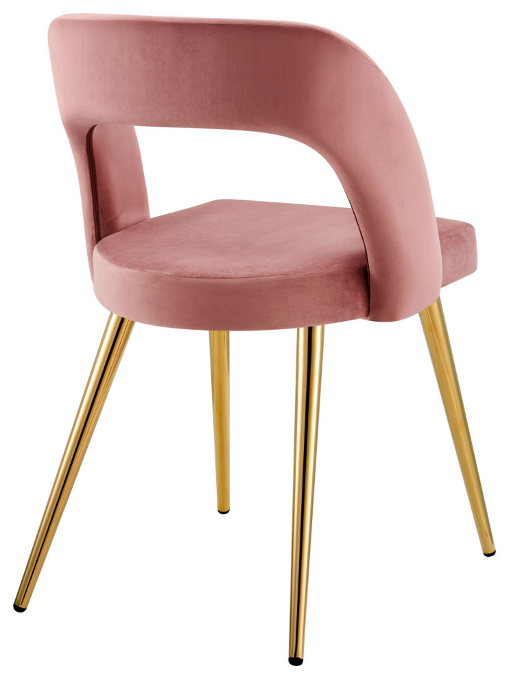 Modway Marciano Performance Velvet dining chair   Dining Chairs   by Dot  ampBo  Houzz