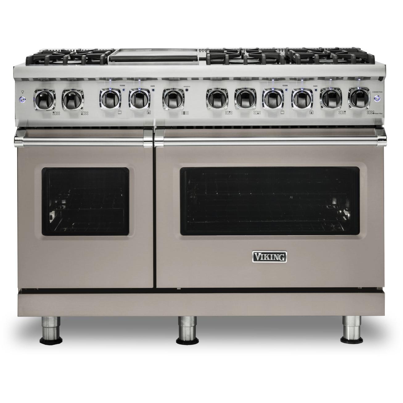 Viking 48-inch Freestanding Dual-Fuel Range with TruConvec Convection Cooking CVDR548-6GPG