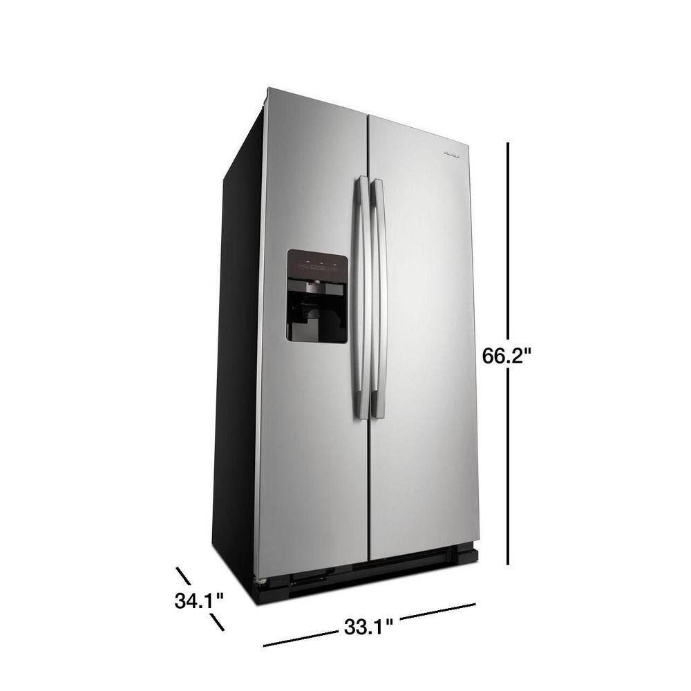 Amana 21.4 cu. ft. Side by Side Refrigerator in Stainless Steel ASI2175GRS