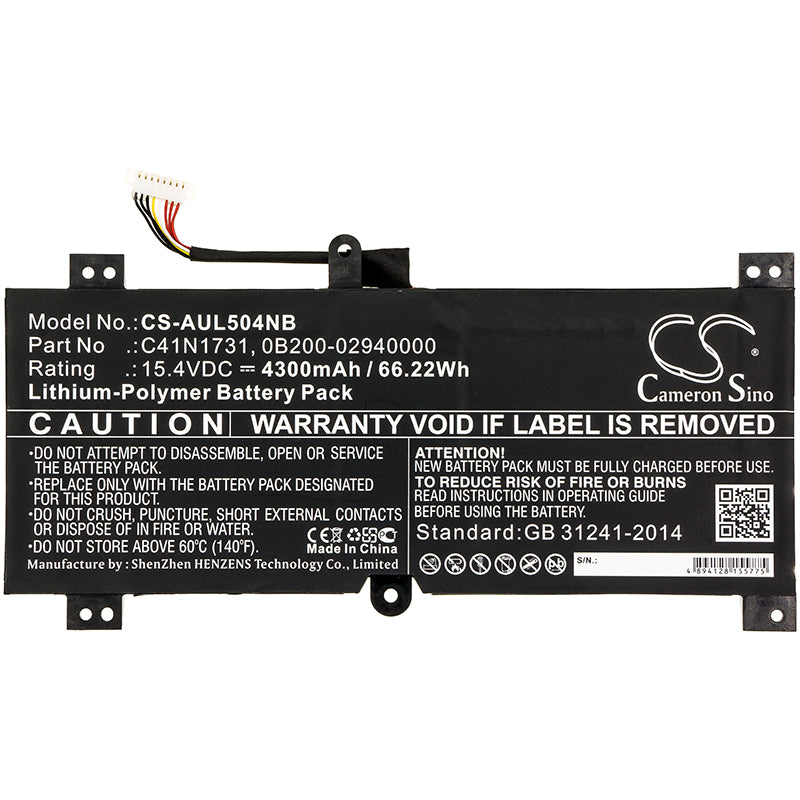 Asus G515GV G515GW G715GV G715GVEV032 G715GW G715 Replacement Battery BatteryClerkcom Laptop and Notebook