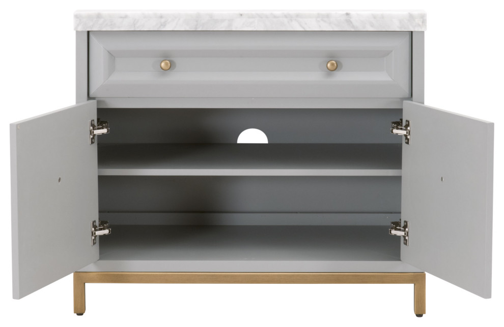 Azure Carrera Media Chest   Contemporary   Media Cabinets   by Essentials for Living  Houzz