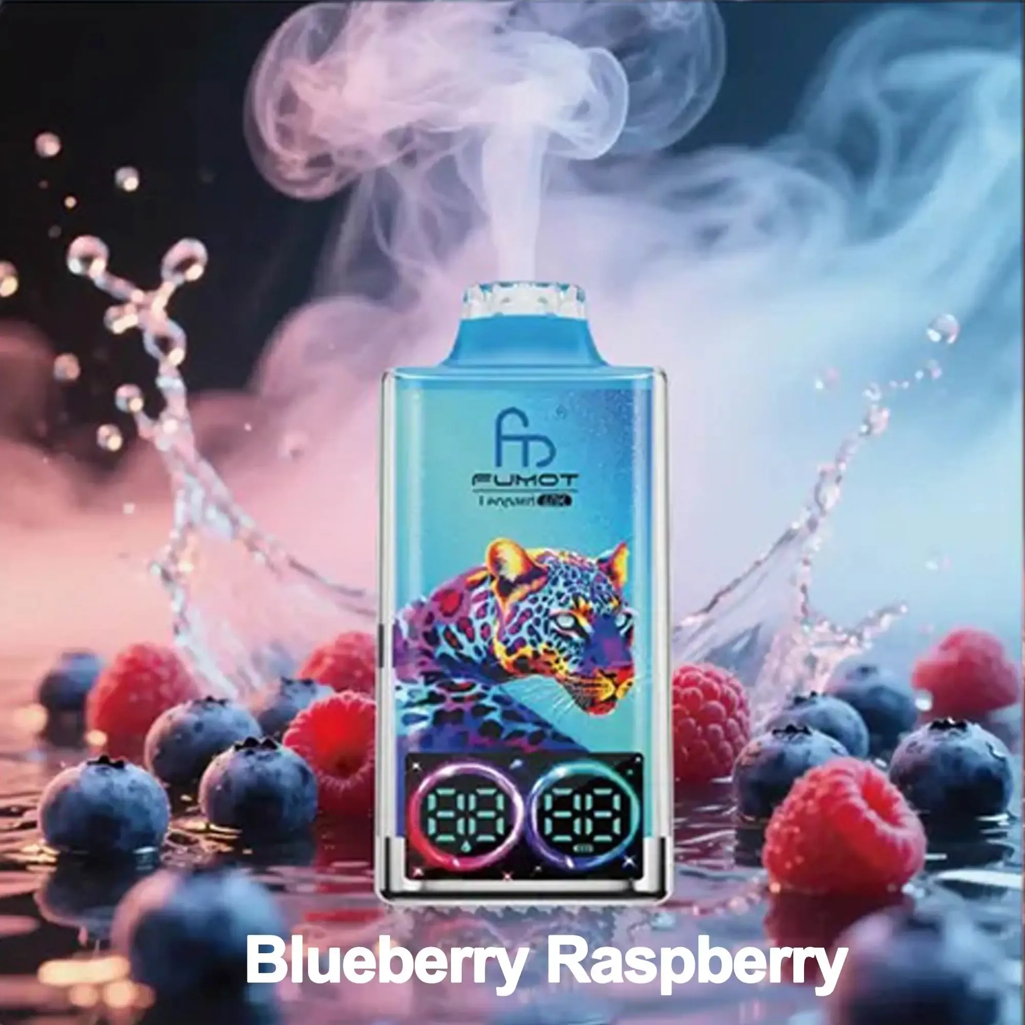 Fumot 40K Leopard Disposable Vape - Blueberry Raspberry