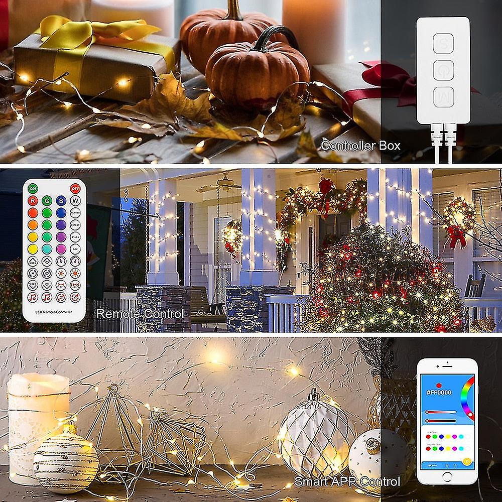 Usb Christmas Lights String Party Lights Birthday Decoration Ws2812b Rgb Led Light Dreamcolor String Addressable Individually 5v