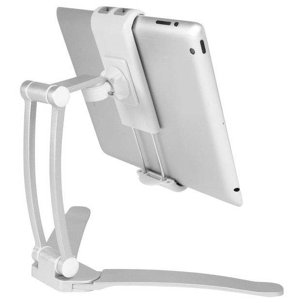 Macally Standwallmount 2 in 1 Wall Mount And Counter Top table Aluminum Stand