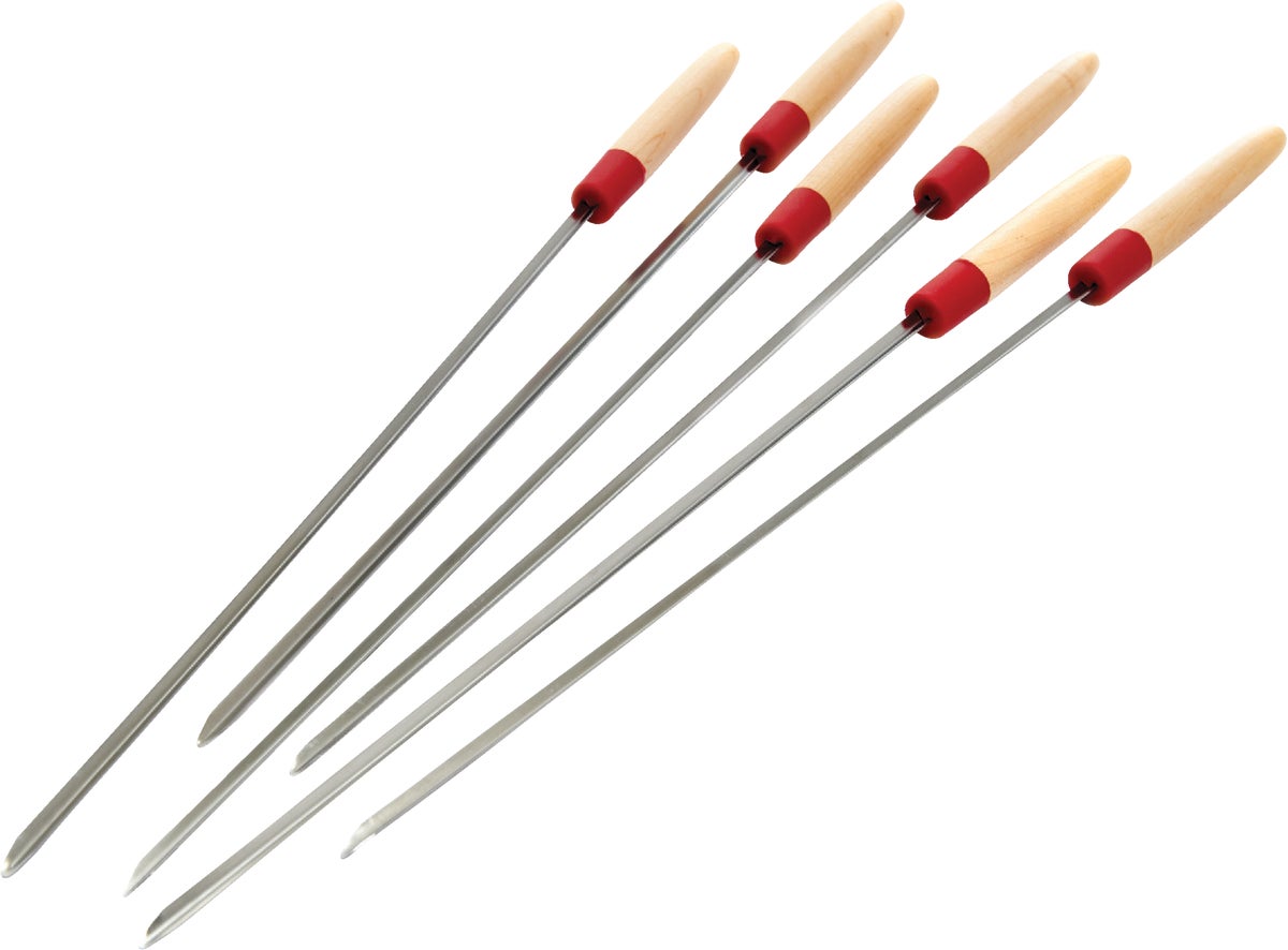 GrillPro 6-Piece Stainless Steel Skewer