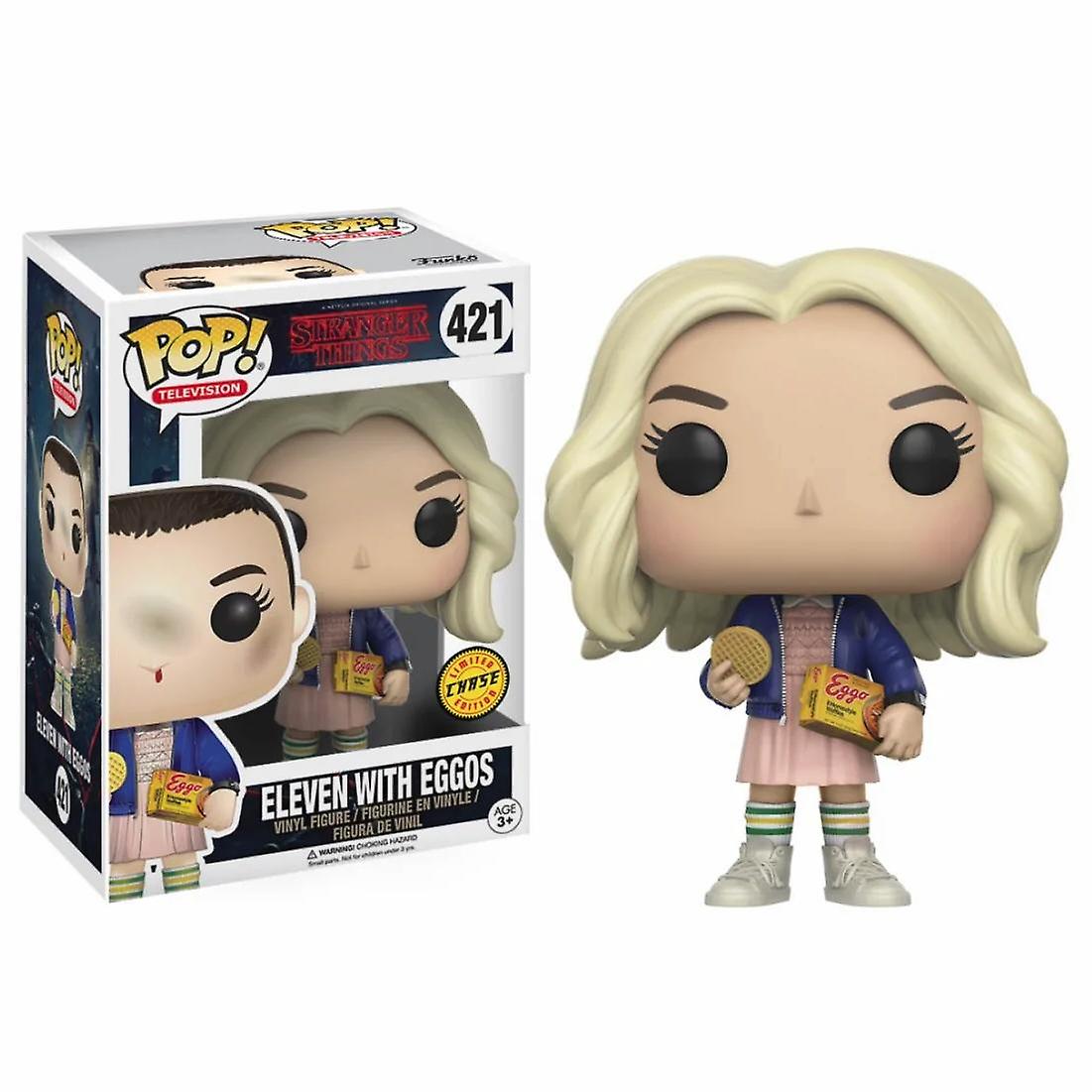 Funko POP! TV Stranger Things - Eleven with Eggos Limited Chase Edition #421