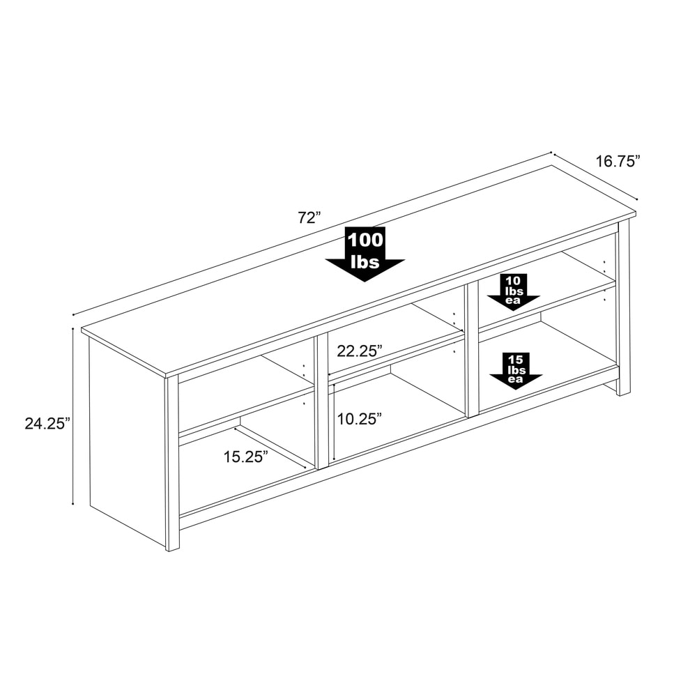 Porch   Den Hewitt 72 inch TV Stand