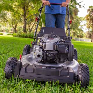 Murray 21 in. 140 cc Briggs and Stratton Walk Behind Gas Push Lawn Mower with Height Adjustment and with Mulch Bag MNA152703