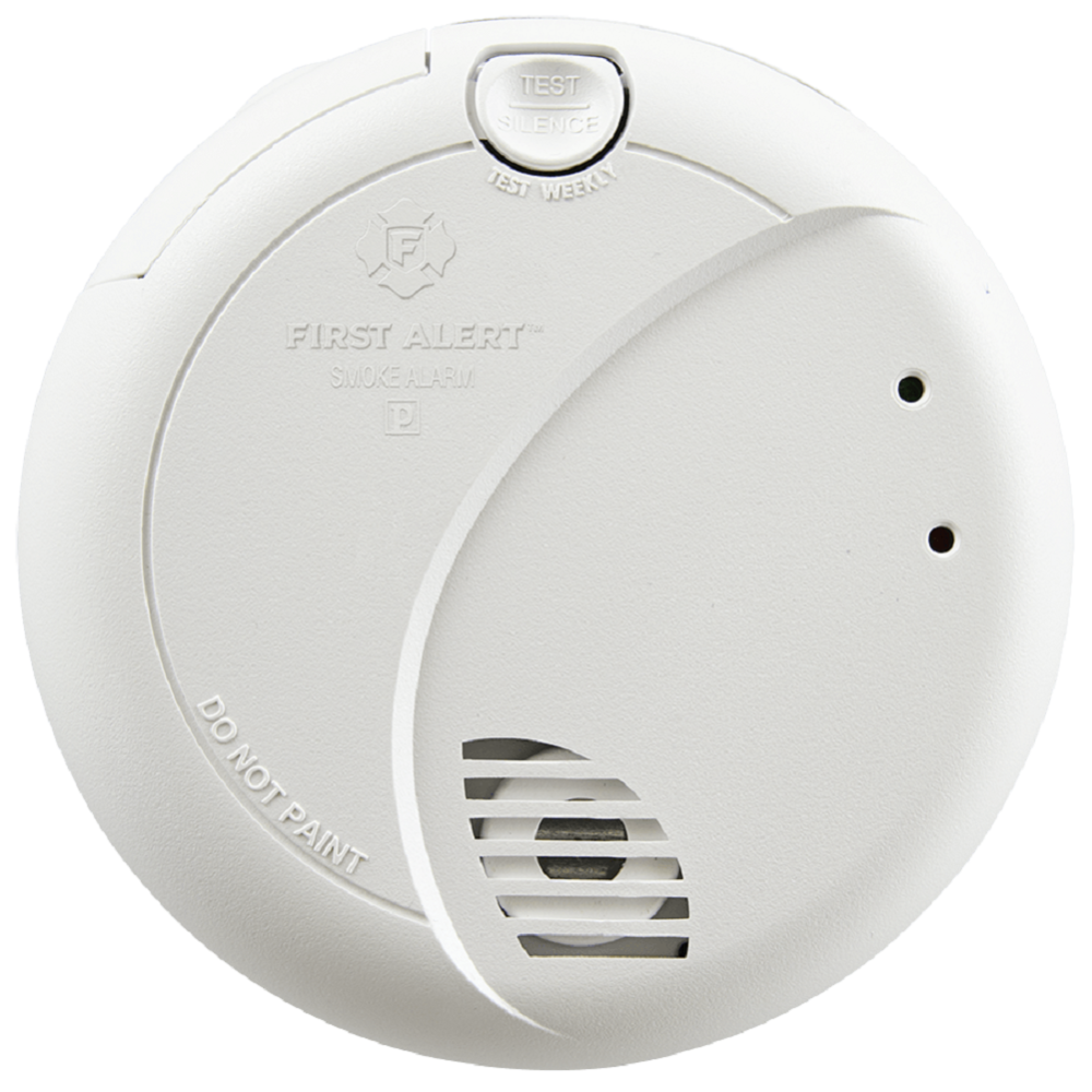 Hardwired Photoelectric Smoke Alarm with Battery Backup