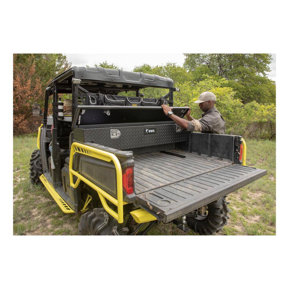 UWS 59.75 in. Matte Black Aluminum UTV Tool Box (Heavy Packaging) EC10893