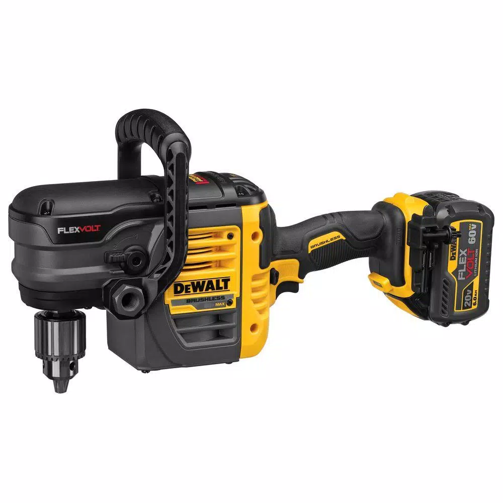 DEWALT FLEXVOLT 60-Volt MAX Cordless Brushless 1/2 in. Stud and Joist Drill with E-Clutch and (1) FLEXVOLT 6.0Ah Battery and#8211; XDC Depot