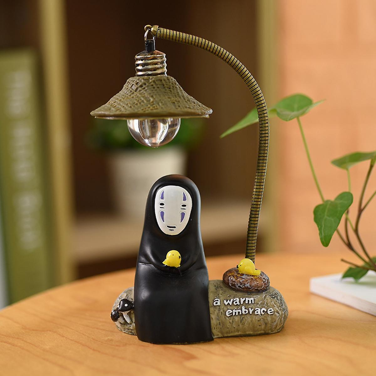 Night Light Cartoon No Face Man Patron Saint Small Night Lamp Resin2pcs