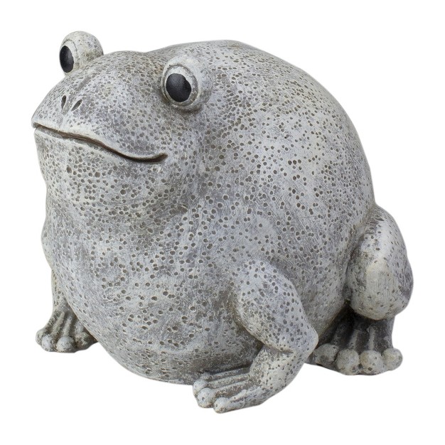 Frog Figurine Outdoor Garden Statue White brown