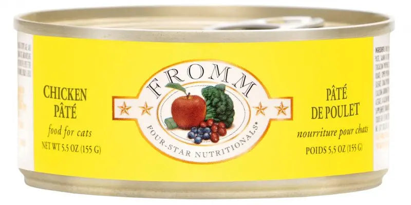 Fromm Four Star Grain Free Chicken Pate Canned Cat Food;