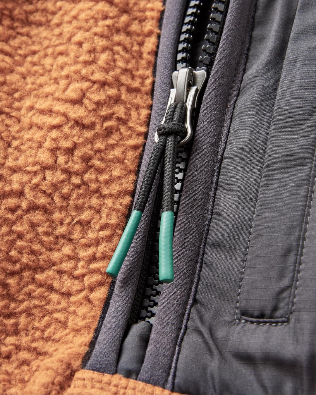 Offgrid 2.0 1/2 Zip Recycled Sherpa Fleece - Glazed Ginger