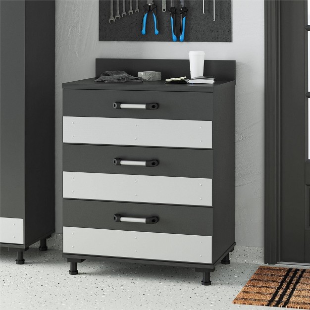 Boss 3 Drawer Storage Cabinet Gray Room amp Joy