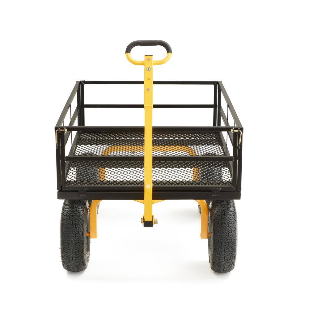 GORILLA CARTS 1400 lb. Super Heavy Duty Steel Utility Cart GOR1400-COM