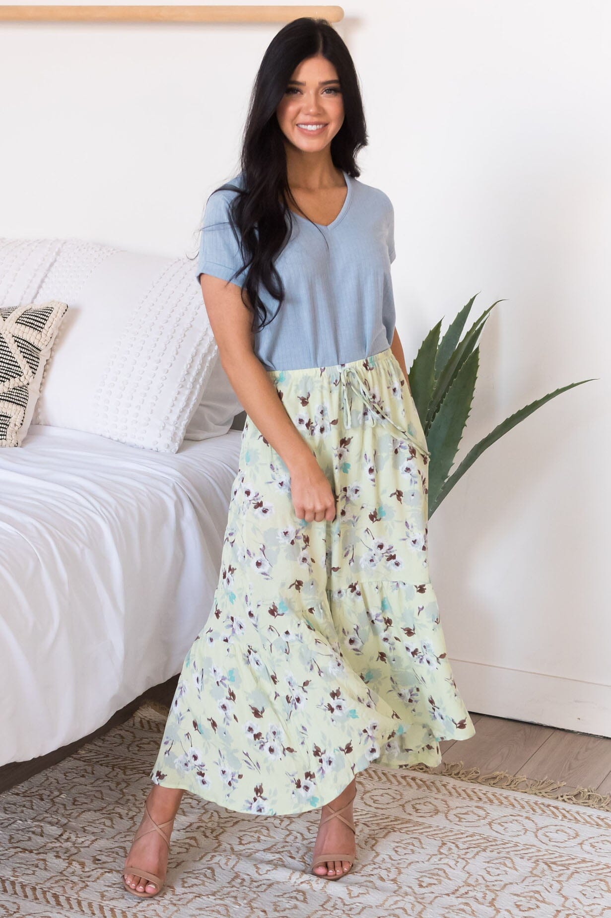 Favorite Blooms Modest Skirt