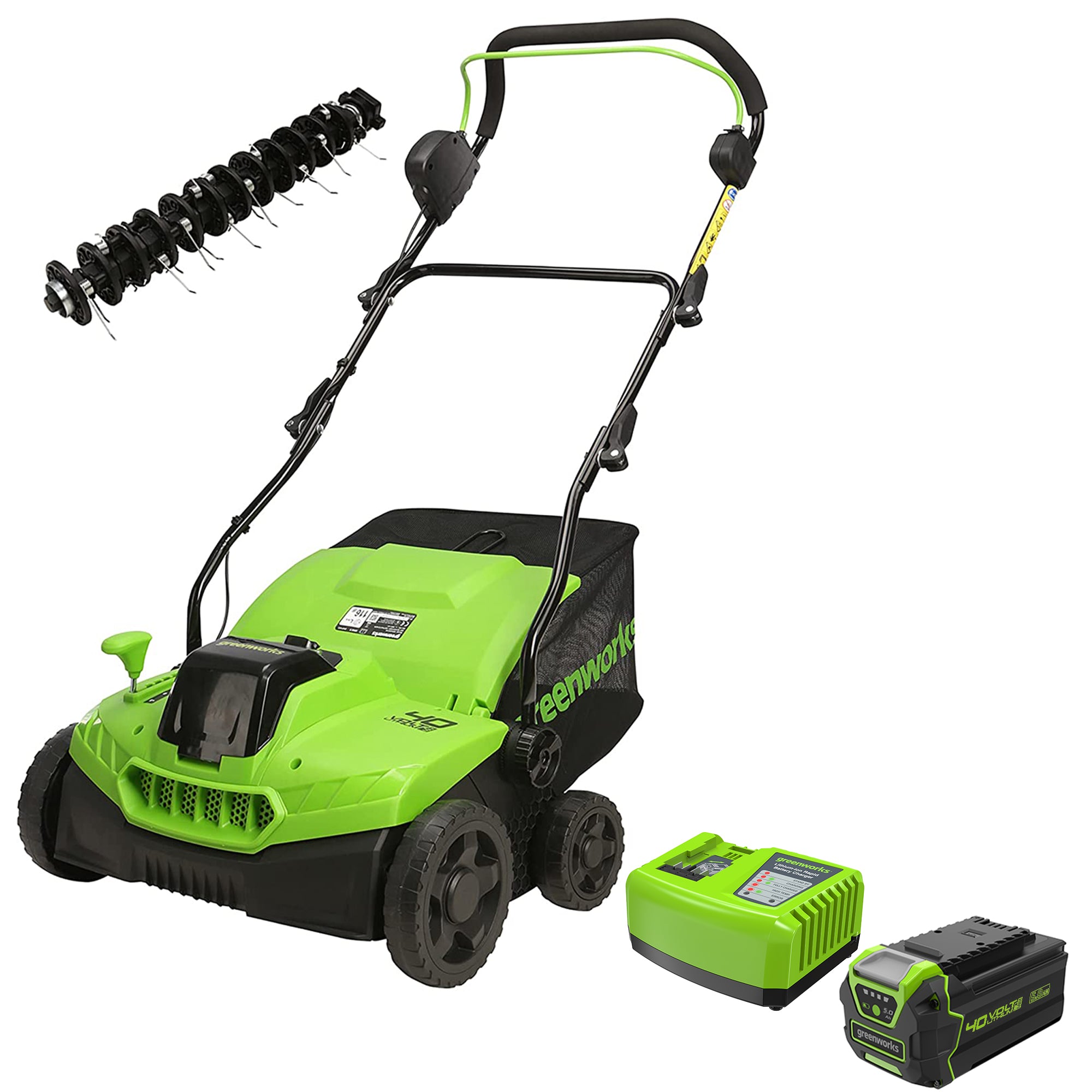 40V 14-Inch Cordless Dethatcher/ Scarifier | Greenworks Tools