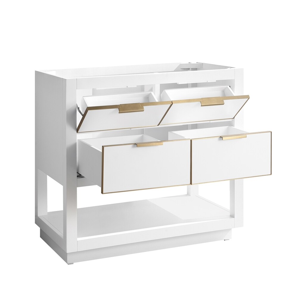 Avanity ie 36 in. Single Bathroom Vanity Cabinet Only in White