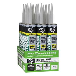 DAP Polyurethane 10.1 oz. Gray Premium Commercial Grade Sealant (12-Pack) 7079818814