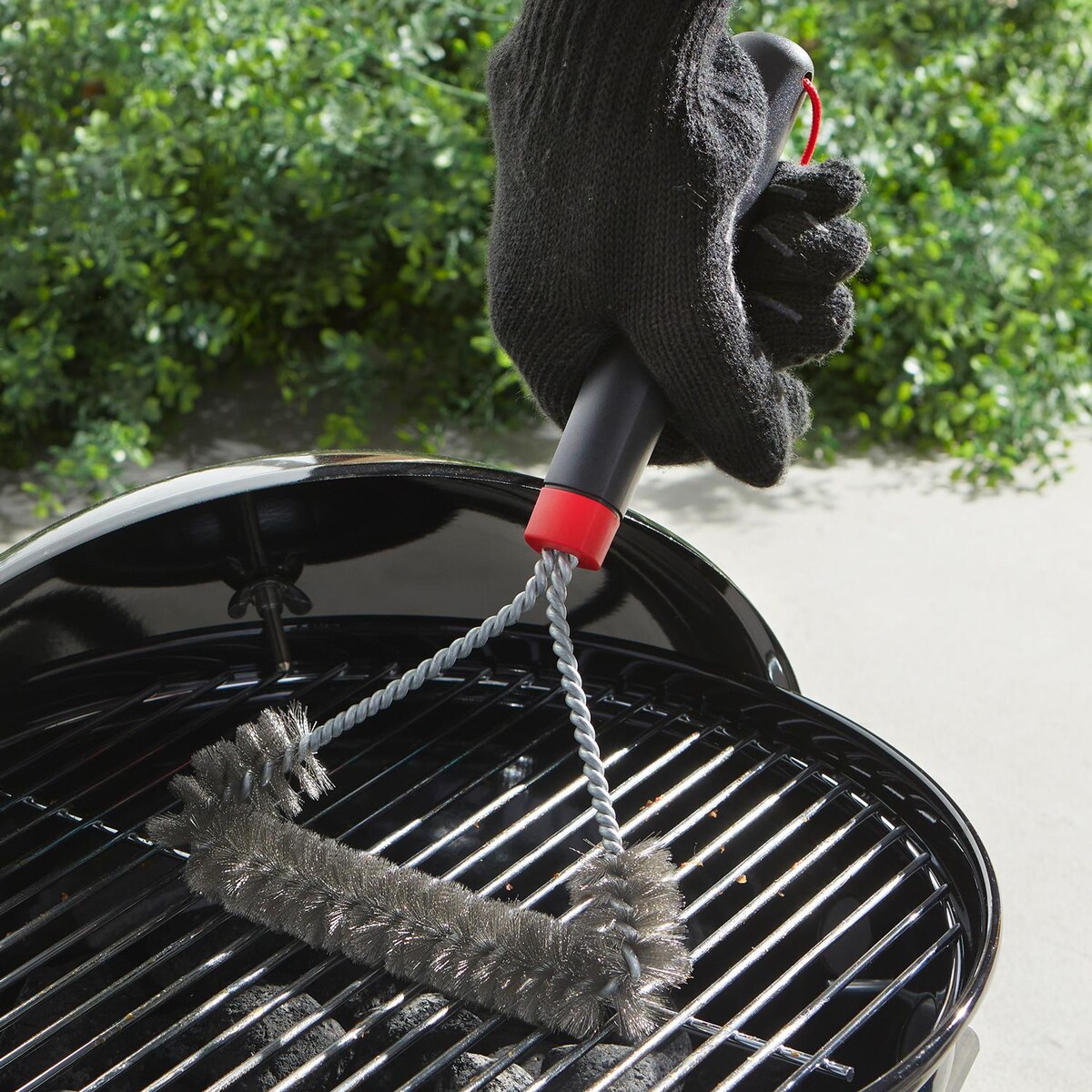 Weber 12-Inch Three-Sided Grill Brush