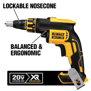 DW 20V MAX XR Cordless Brushless Drywall Screw Gun (Tool Only) DCF620B