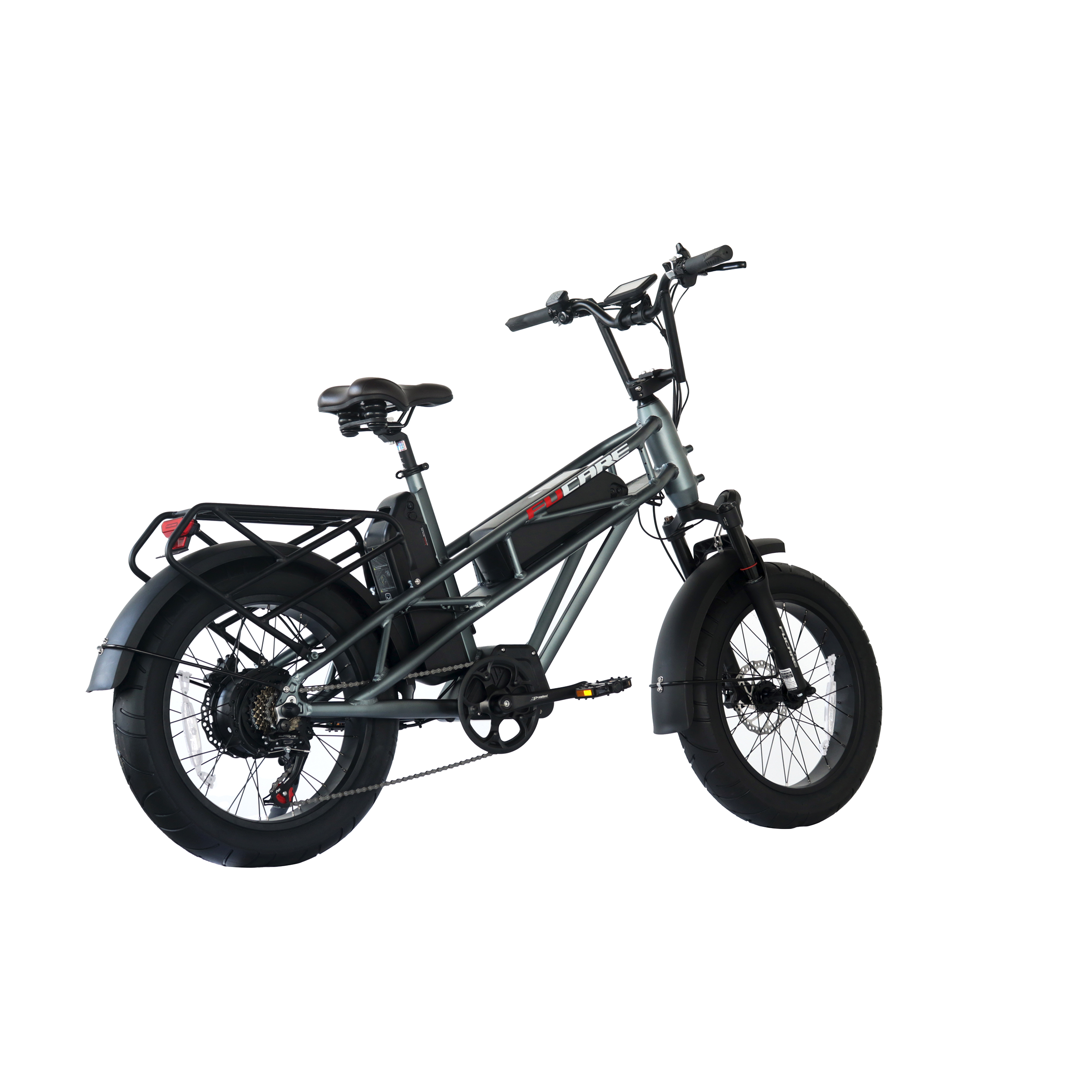 FUCARE Electric Bike 20 Inch Fat Tire Off Road Ebike 750W Powerful Mountain Electric Bicycle For Adults Cycling E Bike