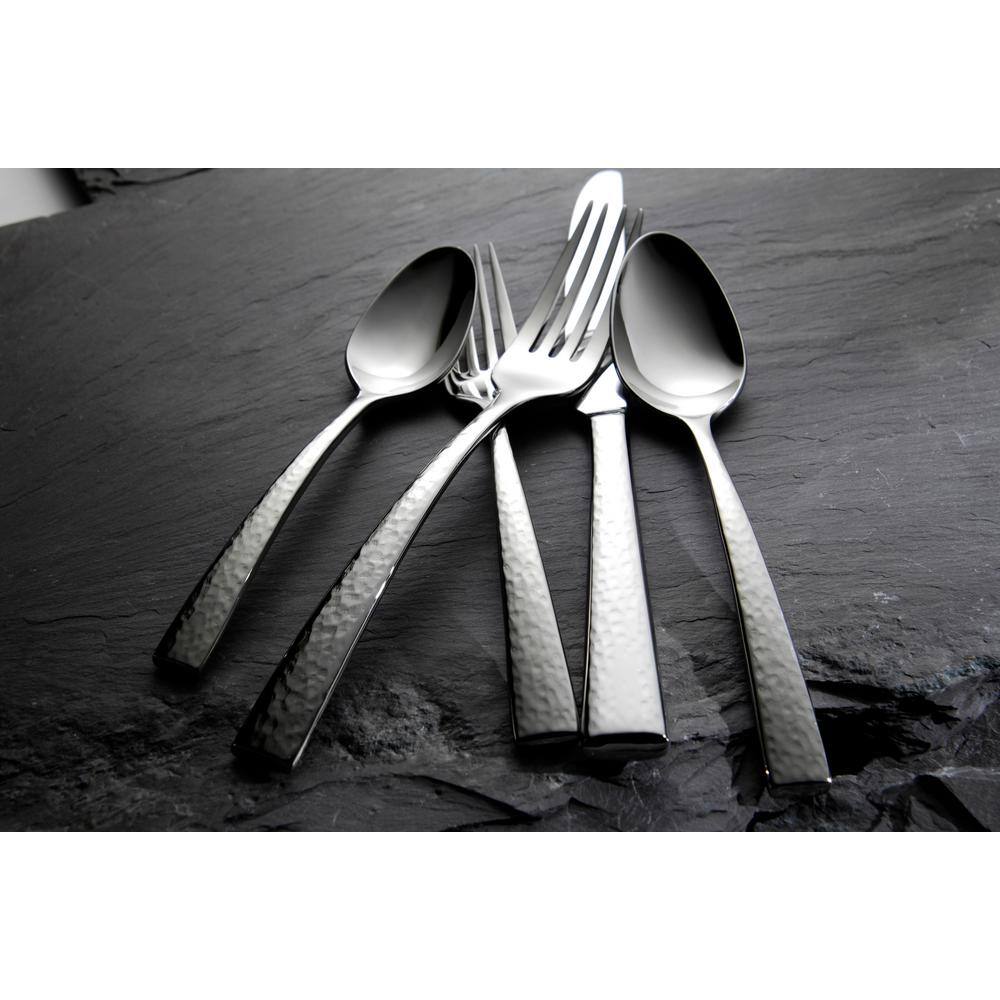 Oneida Chef's Table Hammered 180 Stainless Steel OysterCocktail Forks (Set of 12) B327FOYF