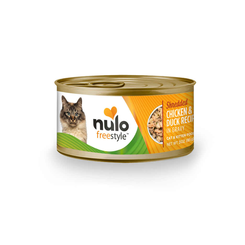 Nulo FreeStyle Shredded Chicken and Duck Wet Canned Cat Food