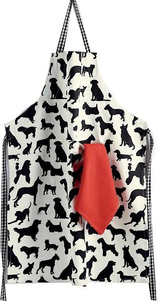 Design Imports Dog Show Printed Chef's Apron