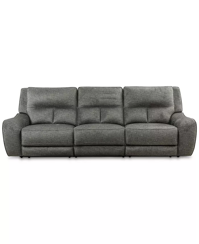 Furniture CLOSEOUT! Terrine 3-Pc. Fabric Sofa with 3 Power Motion Recliners