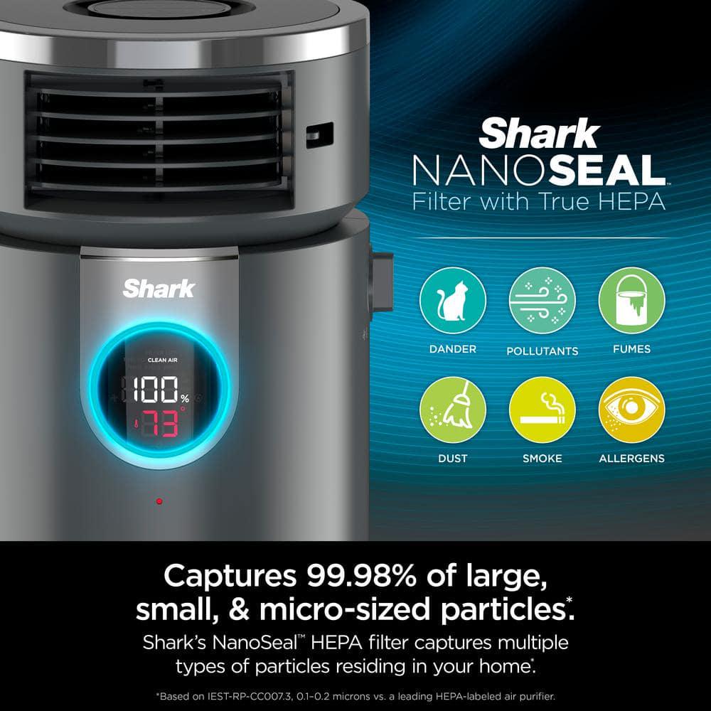 Shark 3in1 Air Purifier Heater and Fan with NanoSeal HEPA Cleansense IQ Odor Lock