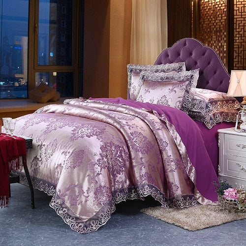 Adorna Cotton Satin Bed Set