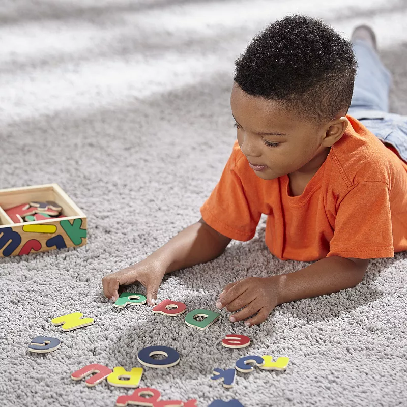 Melissa and Doug Magnetic Wooden Alphabet