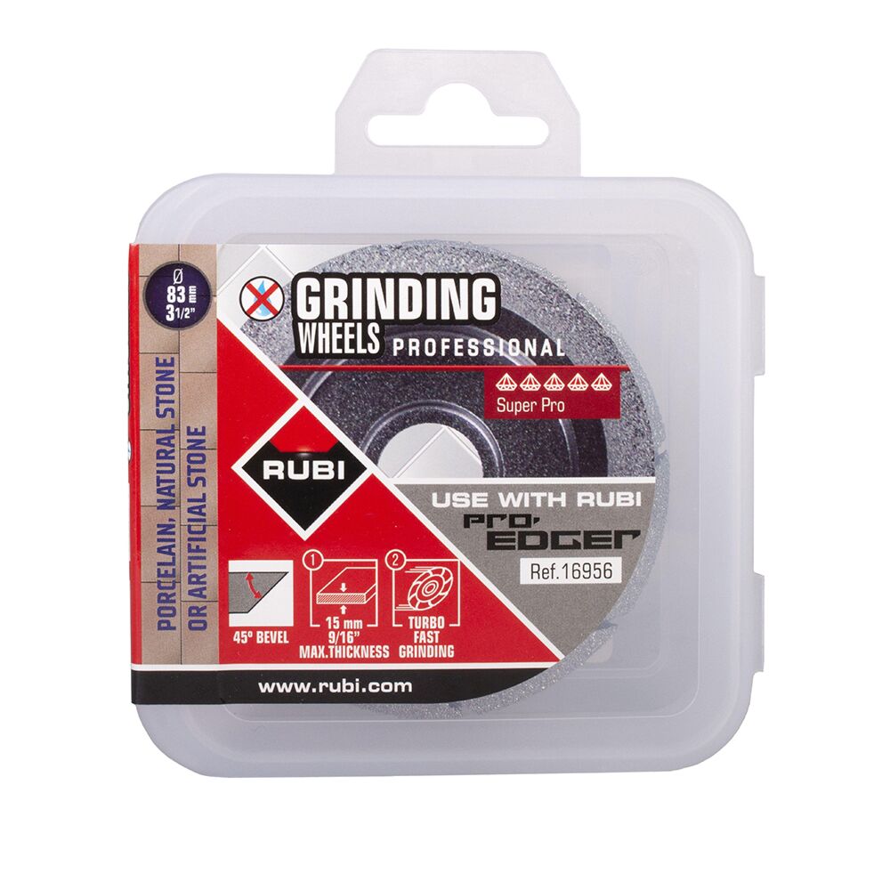 Rubi Tools Diamond Grinding Wheels Pro-Edger 45 Turbo Twist