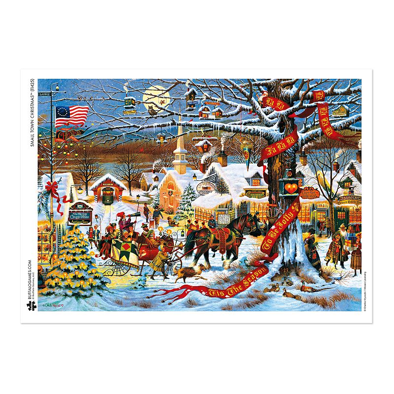 Buffalo Games Charles Wysocki 1000 Piece Holiday Puzzle