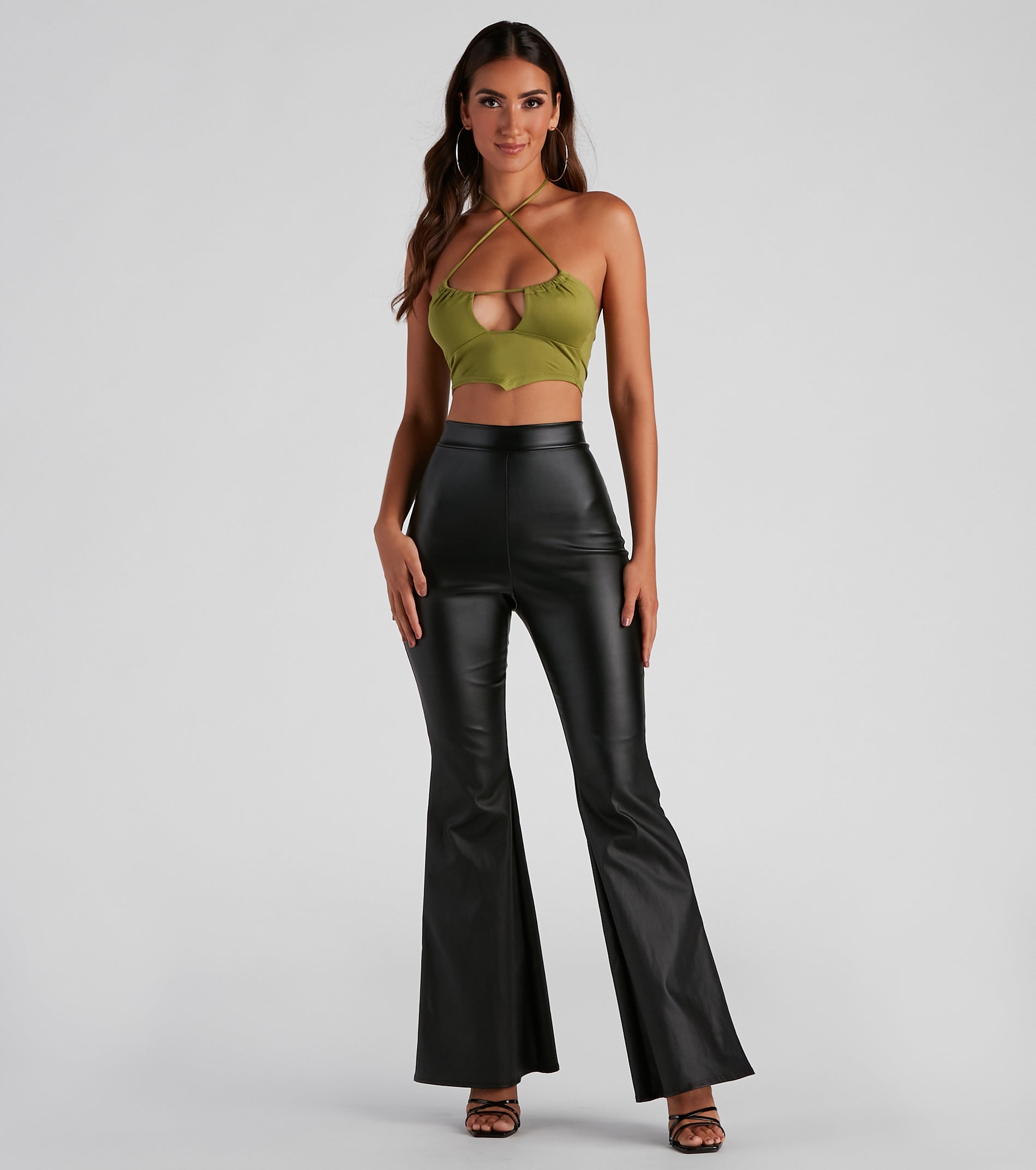 Feelin' Trendy Halter Crop Top