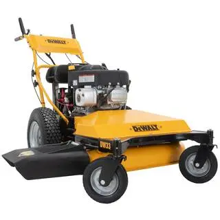 DW DW33 33 in. 344 cc OHV Briggs and Stratton Electric Start Engine Wide-Area Gas Walk Behind Lawn Mower DXGMW33344R