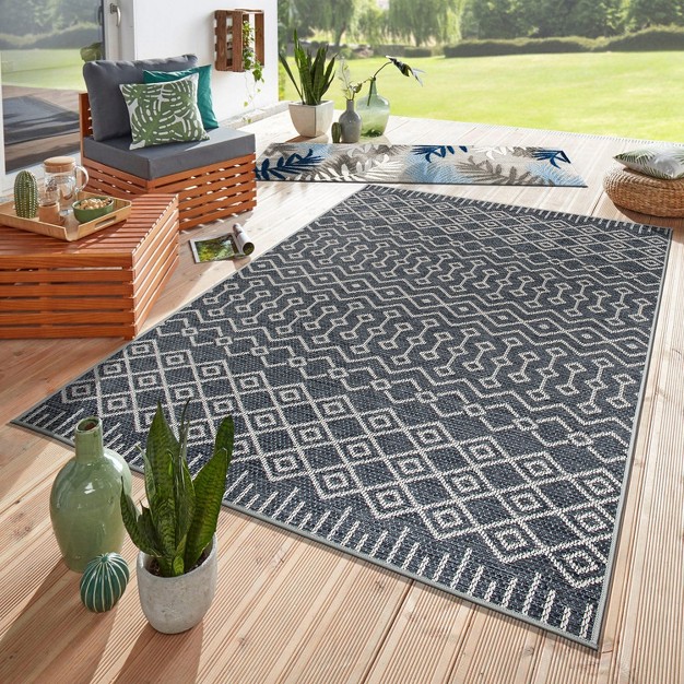 World Rug Gallery Trellis Bohemian Indoor outdoor Area Rug