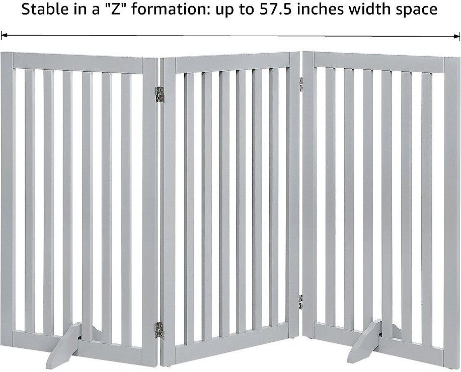 Unipaws 3 Panel Free Standing Dog Gate