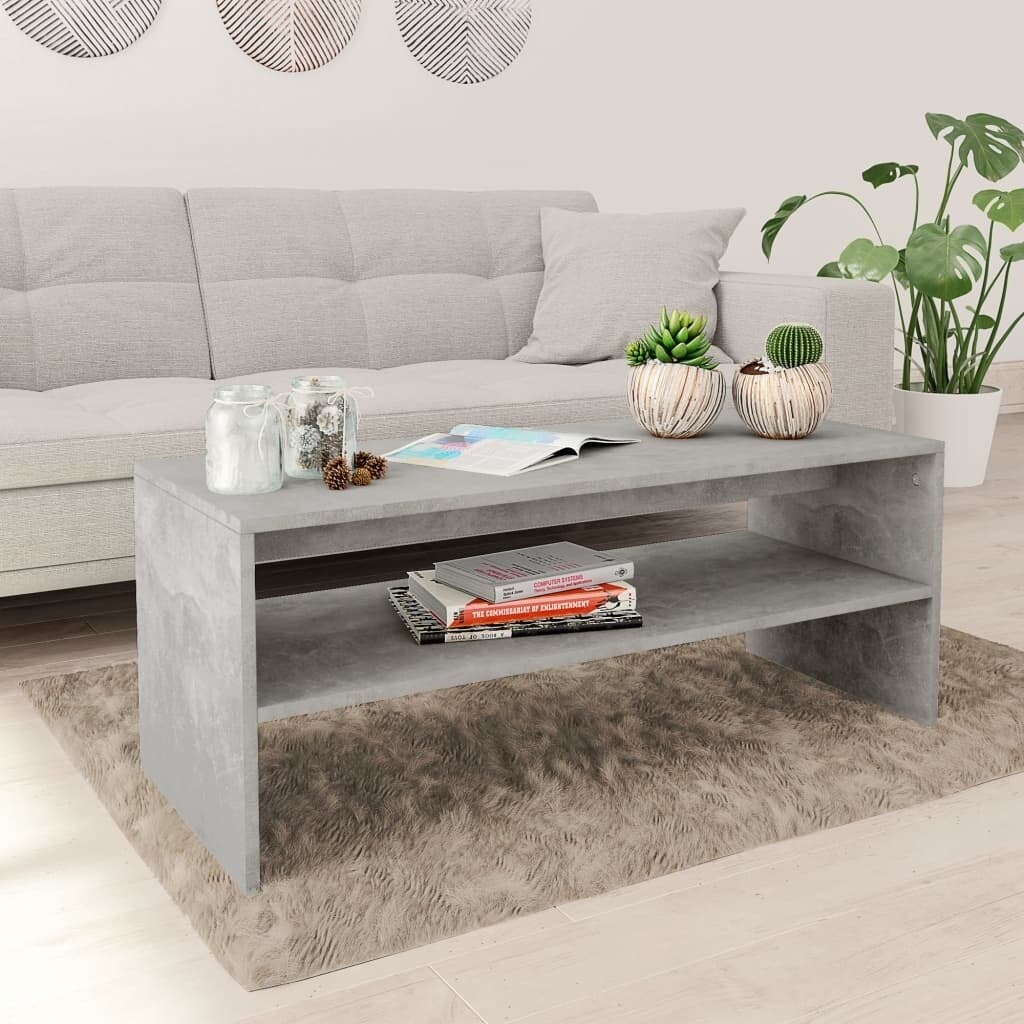 Rustic Coffee Table with Storage Shelf， Tea Table， Sofa Center Table for Living Room，TV Stand Side End Table