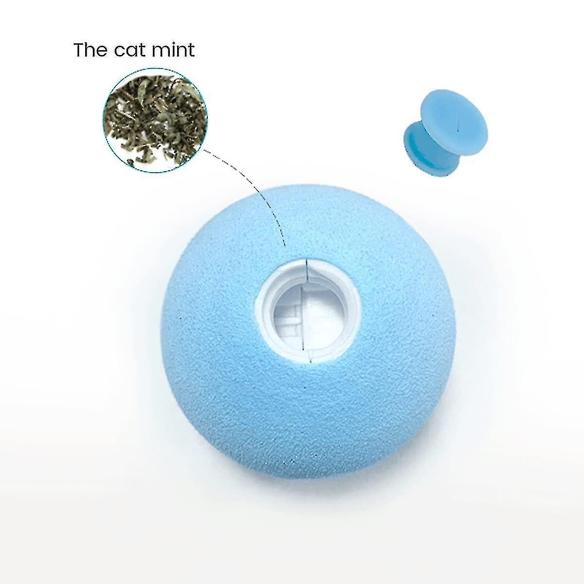 Relax Love Interactive Cat Toy， With Cries Of Birds， Frogs And Crickets， Plush Cat Balls Chase