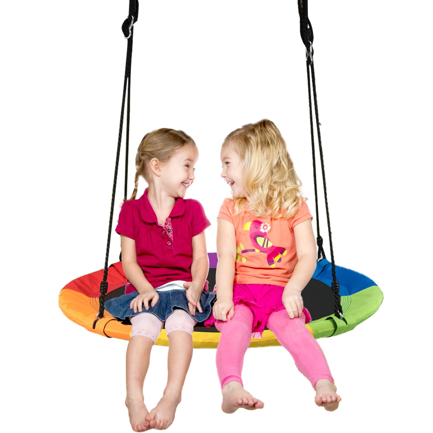 Swing Sets for Kids Playground Platform Saucer Tree Swing Rope 1M 40'' Diameter