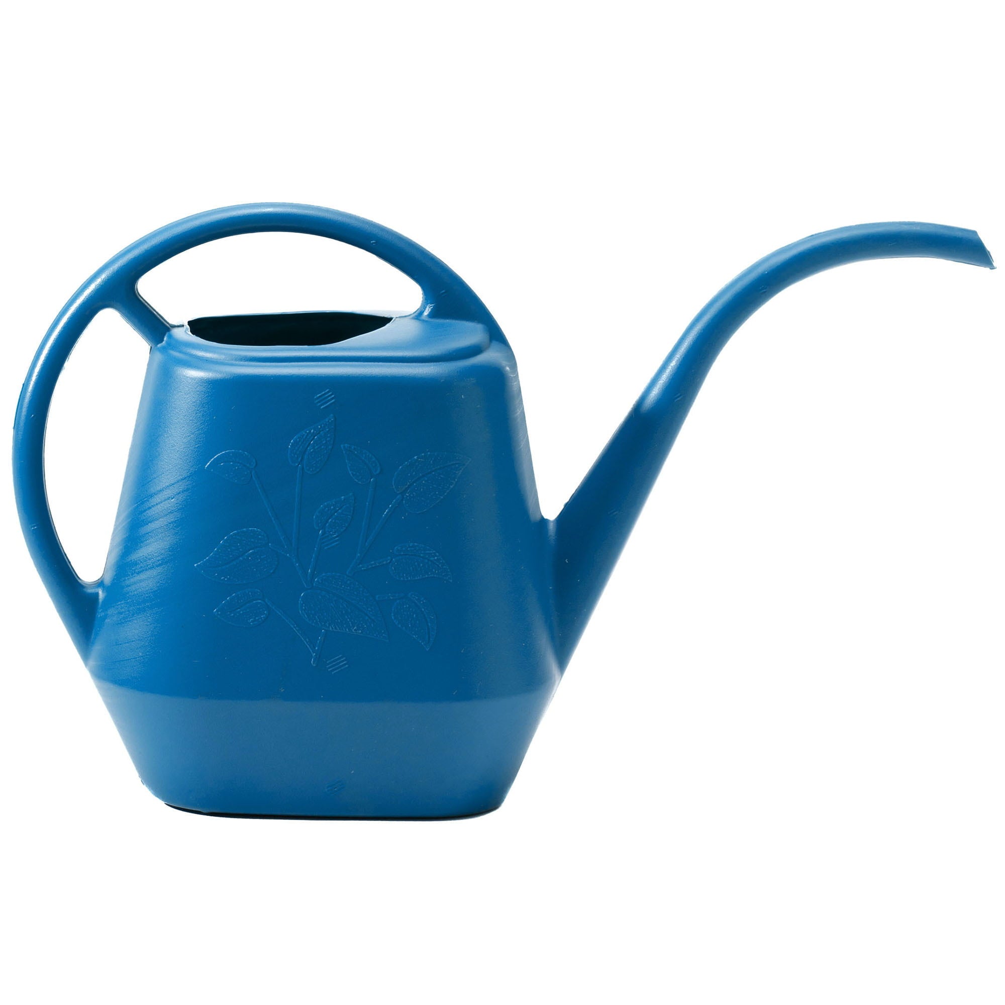 Bloem Aqua Rite Watering Can: 56 Oz - Classic Blue - Large Capacity, Extra Long Spout, High Quality & Durable Plastic, One Piece Construction, For Indoor & Outdoor Use, Gardening