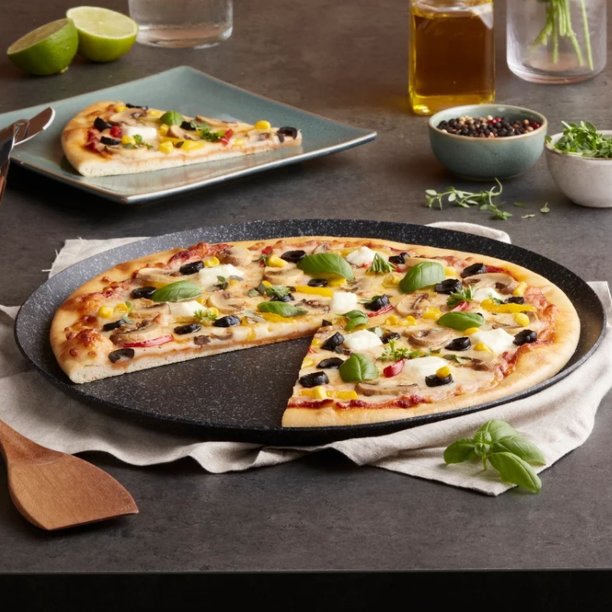 Karaca Culinary Lover Biogranit Grey Pizza Pan 153.03.08.0377