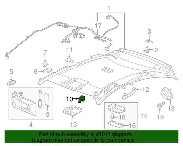 Genuine OE GM Support - 13475245