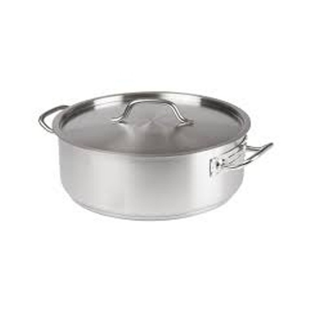 Winco Brazier With Cover Stainless Steel