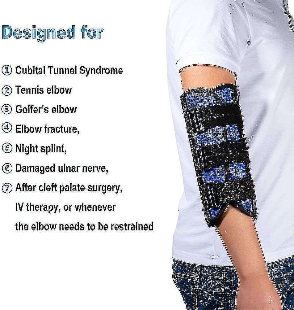 Elbow Brace Night Splint Support For Cubital Tunnel Syndromean， Ulnar Nerve