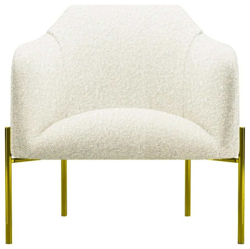 Eden White Sherpa Accent Chair   Contemporary   Armchairs And Accent Chairs   by V.S.D Furniture  Houzz